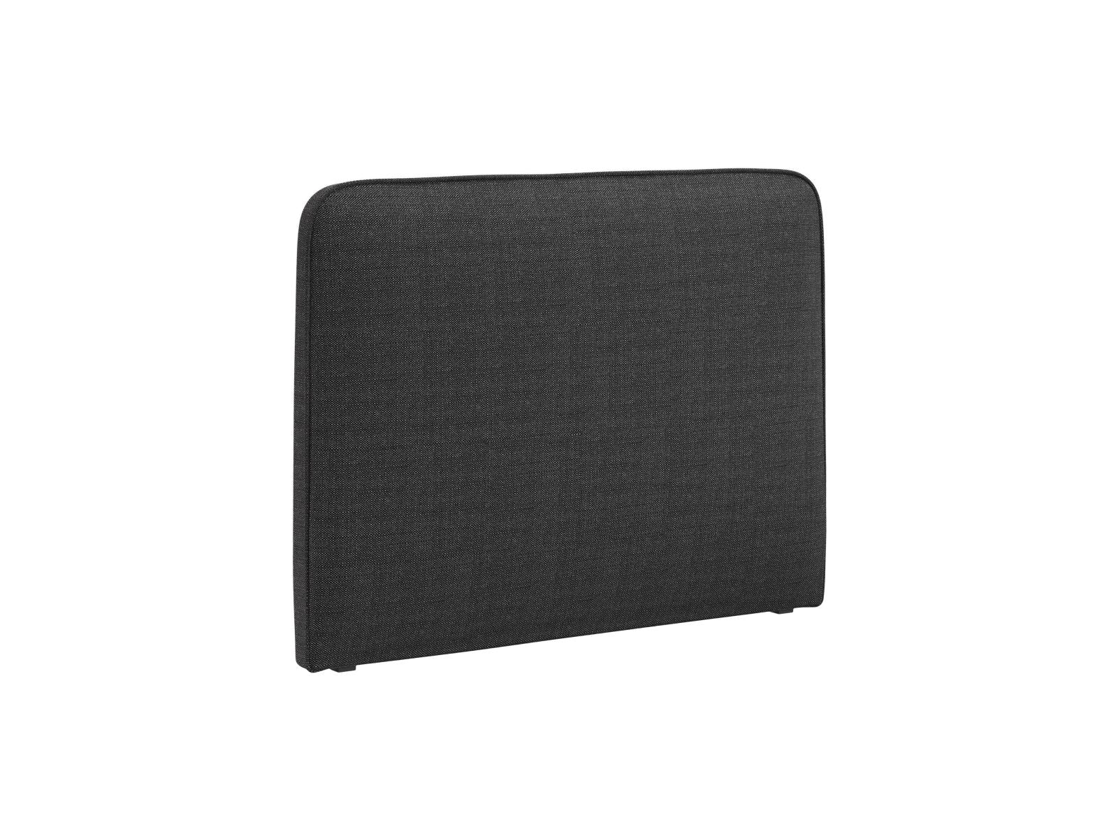 Stylisches Kopfteil Jamie in Schwarz, 140 cm breit, perfekt für zeitgemäße Schlafzimmergestaltung und harmonische Wohnkonzepte.