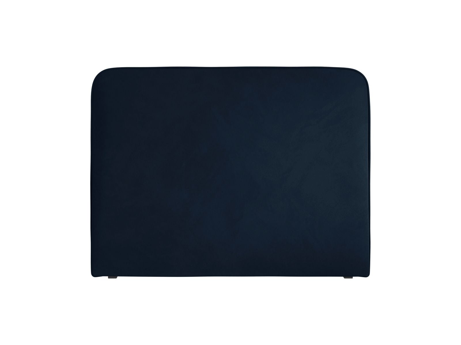 Elegantes Kopfteil Jamie in edlem Blau, 140 cm breit, ideal für zeitgemäße Schlafzimmergestaltung. Hochwertige Verarbeitung von Micadoni.