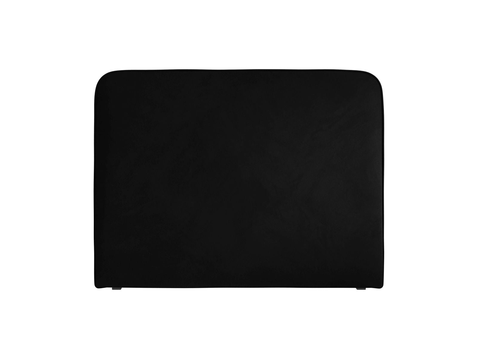 Elegantes Kopfteil Jamie in Schwarz, 140 cm breit, ideal für zeitgemäße Schlafzimmergestaltung und zusätzlichen Komfort von Micadoni.