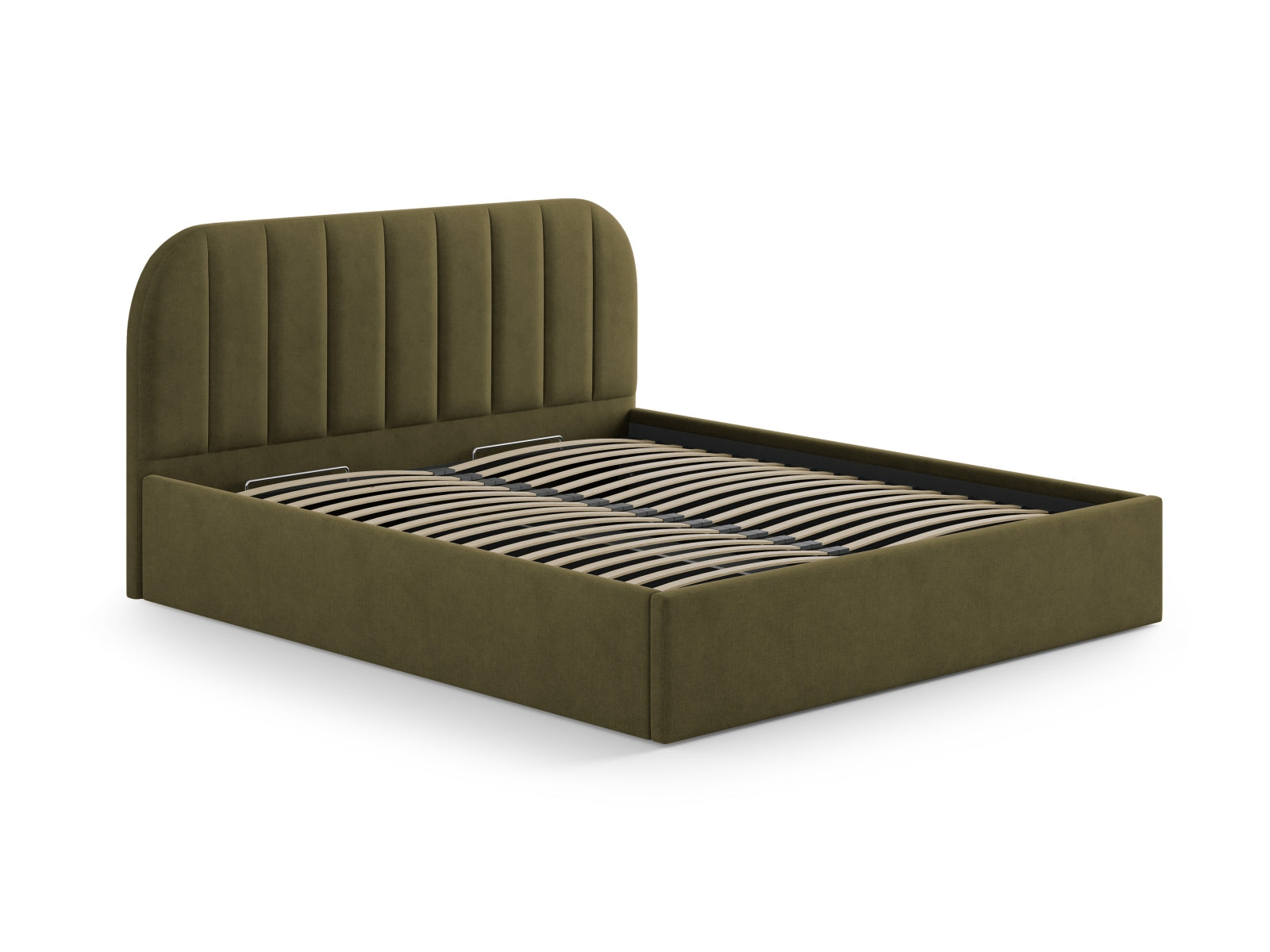 Stilvolles Kopfteil Billy in zartem Grün, perfekt für moderne Schlafzimmer. Hochwertige Materialien und elegantes Design von Micadoni.