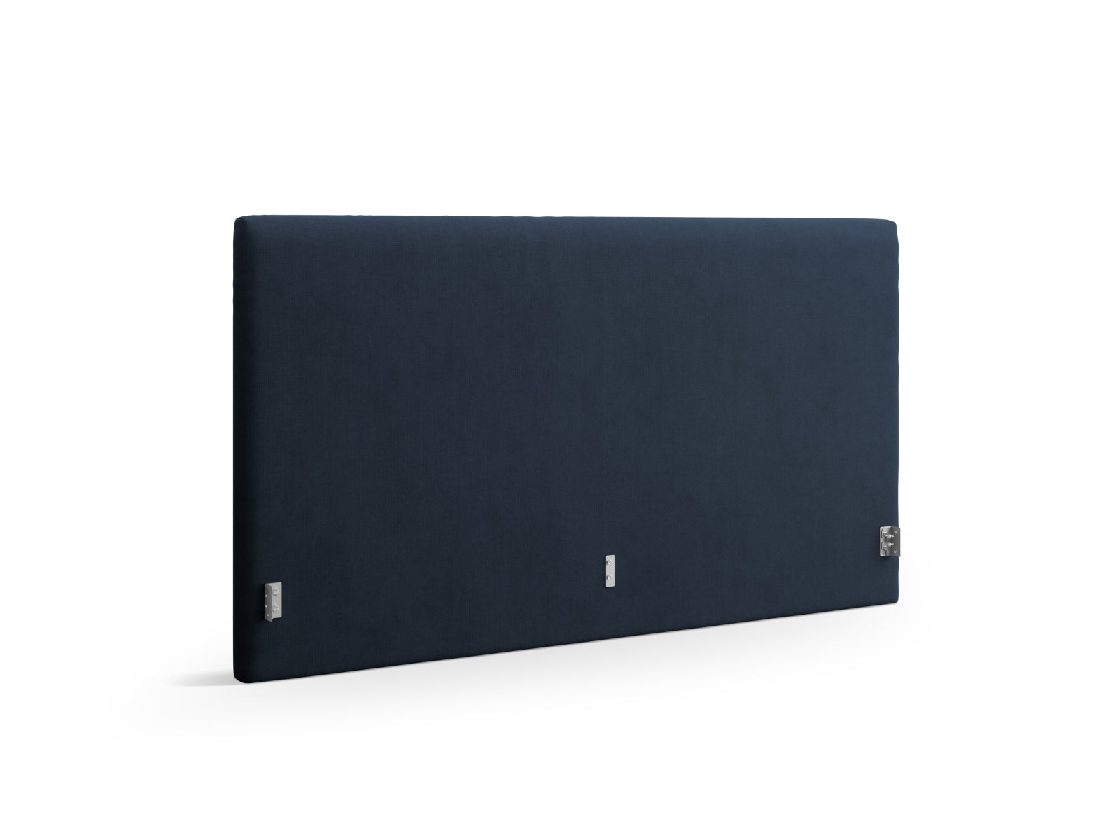 Elegantes Kopfteil Remo in tiefem Blau von Micadoni, ideal für zeitgemäße Schlafzimmer. Hochwertige Verarbeitung und modernes Design vereinen sich.