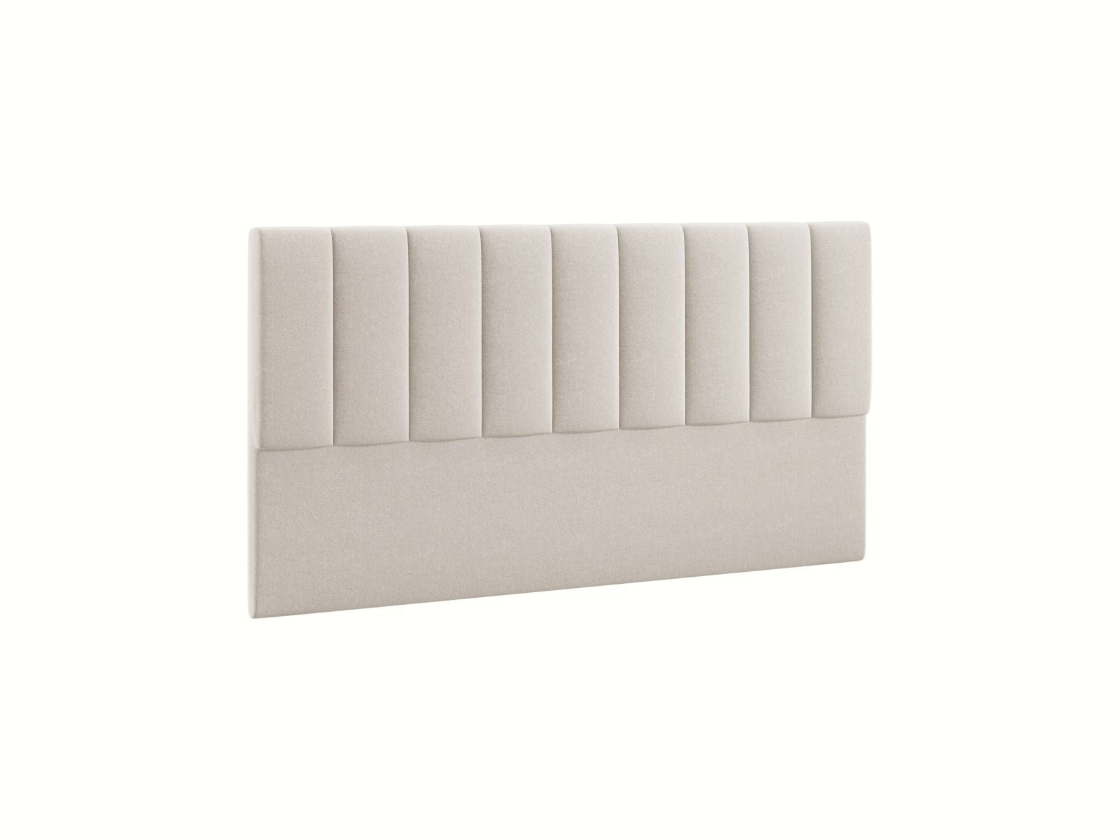 Stilvolles Kopfteil Marl in edlem Dunkelbeige, 160 cm breit, perfekt für ein modernes Schlafzimmerambiente. Hochwertige Materialien und elegantes Design.