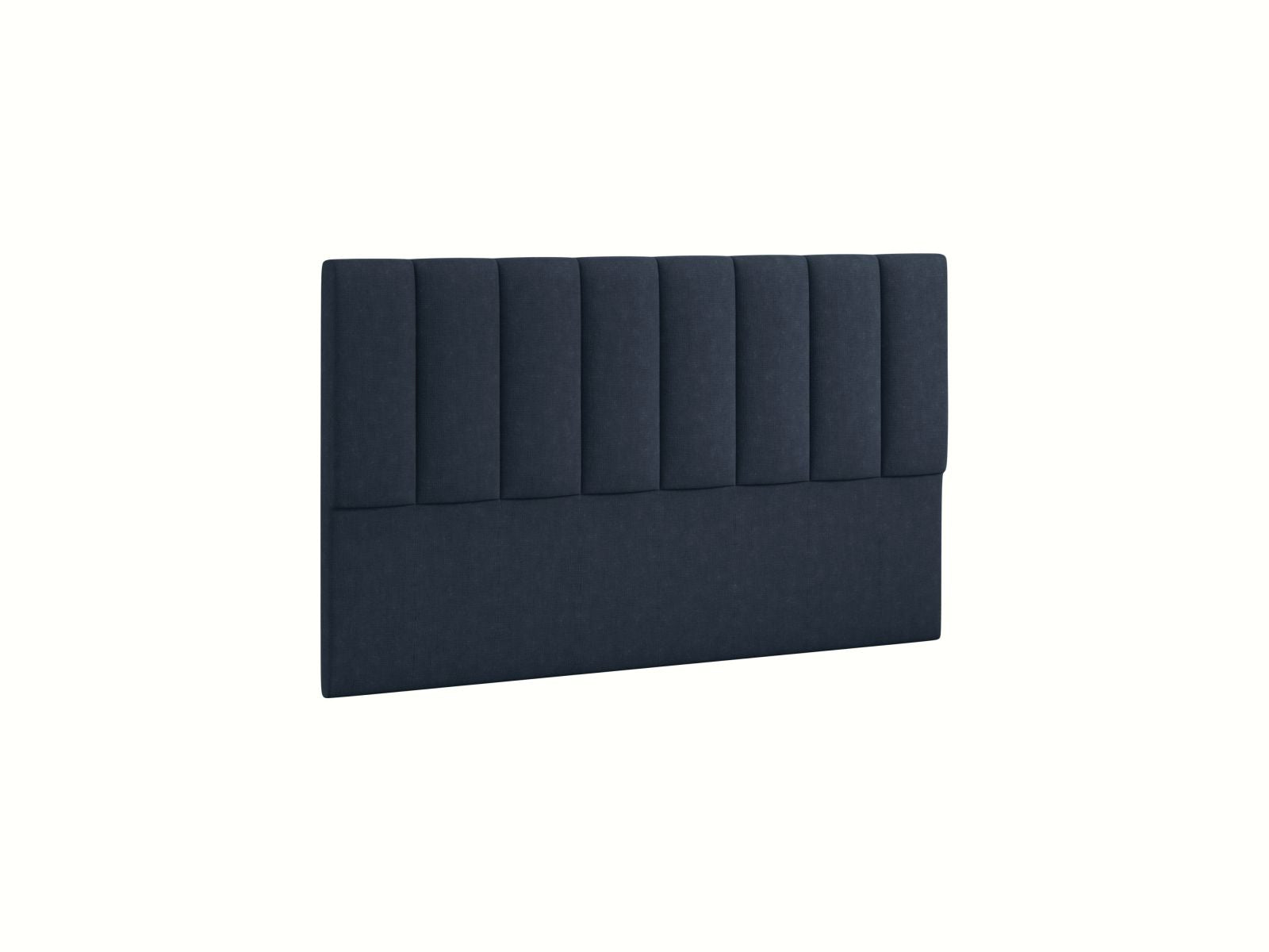 Elegantes Kopfteil Marl in Navy Blue von Micadoni, 160 cm breit, ideal für stilvolle Schlafzimmergestaltung.
