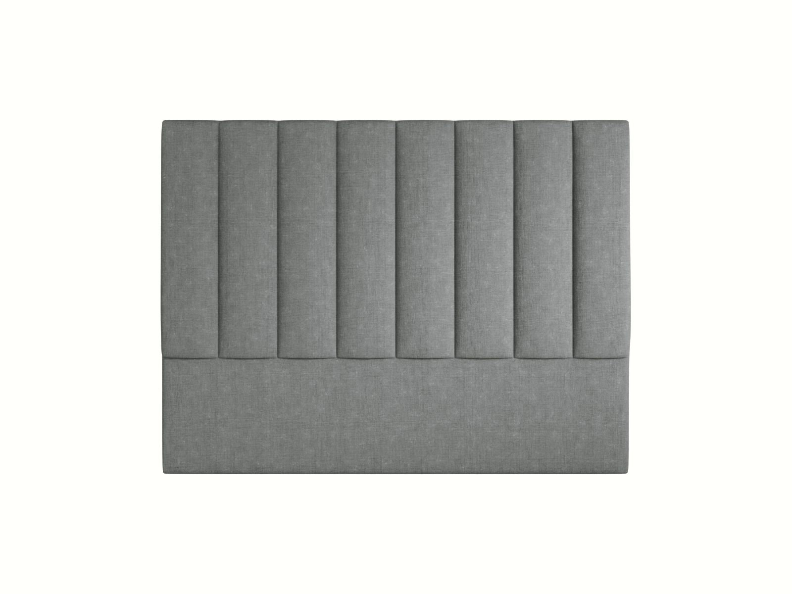 Elegantes Kopfteil Marl in 160 cm Breite, in modernem Grau, ideal für eine stilvolle und zeitgemäße Schlafzimmeratmosphäre von Micadoni.