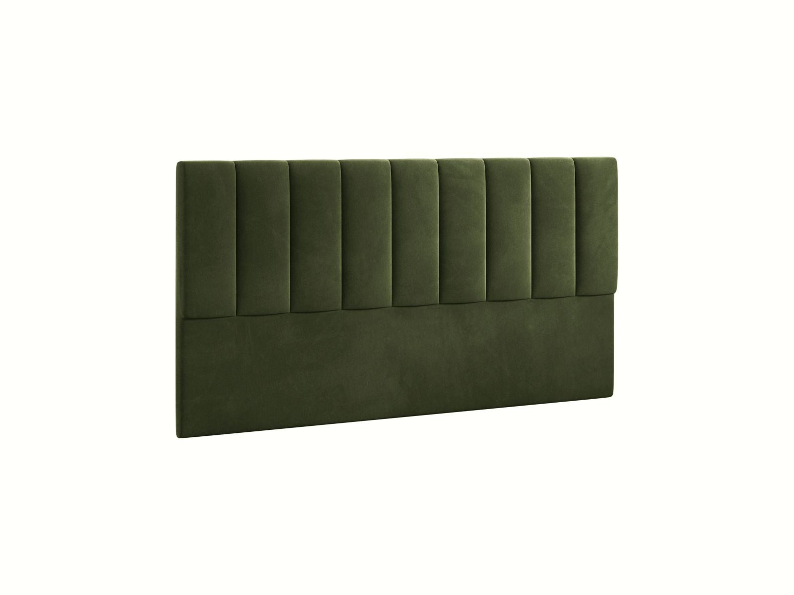 Elegantes Kopfteil Marl in 180 cm Breite, gefertigt aus hochwertigem Army Green-Magic Velvet, ideal für stilvolle Schlafzimmergestaltung.