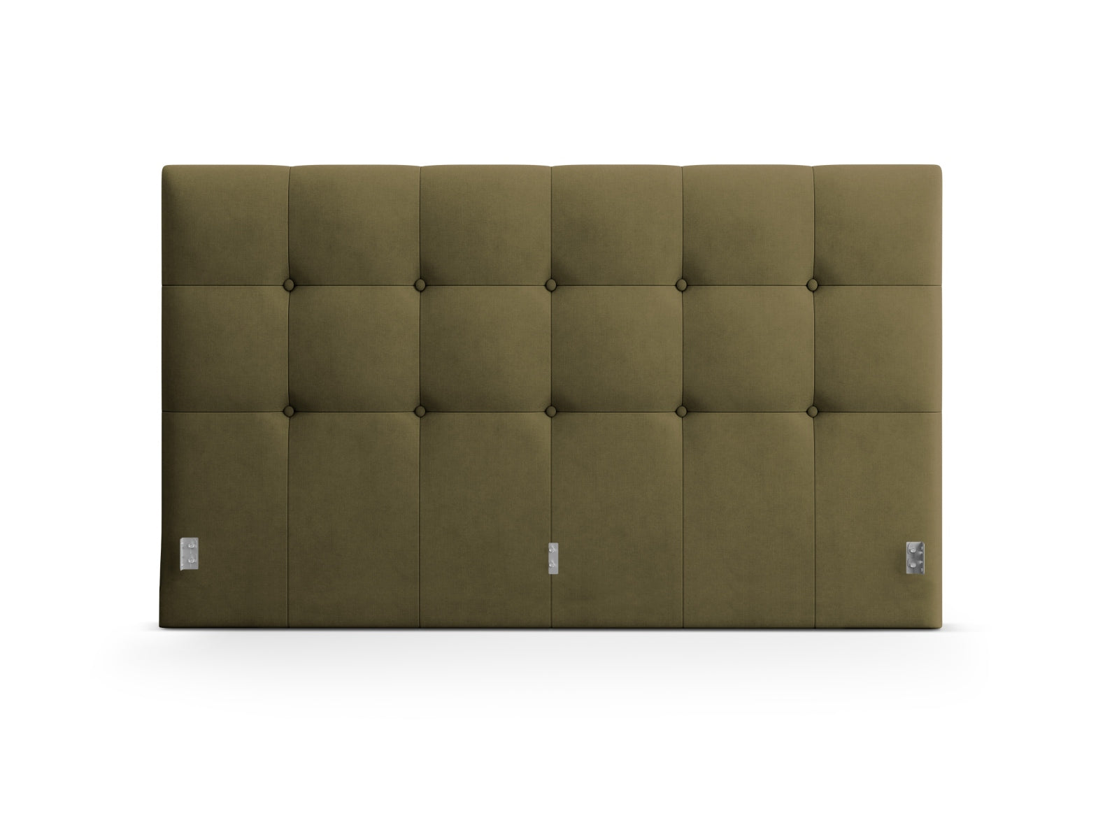 Stilvolles Kopfteil Phaedra in zartem Grün, perfekt für moderne Schlafzimmer. Hochwertige Materialien und elegantes Design von Micadoni.