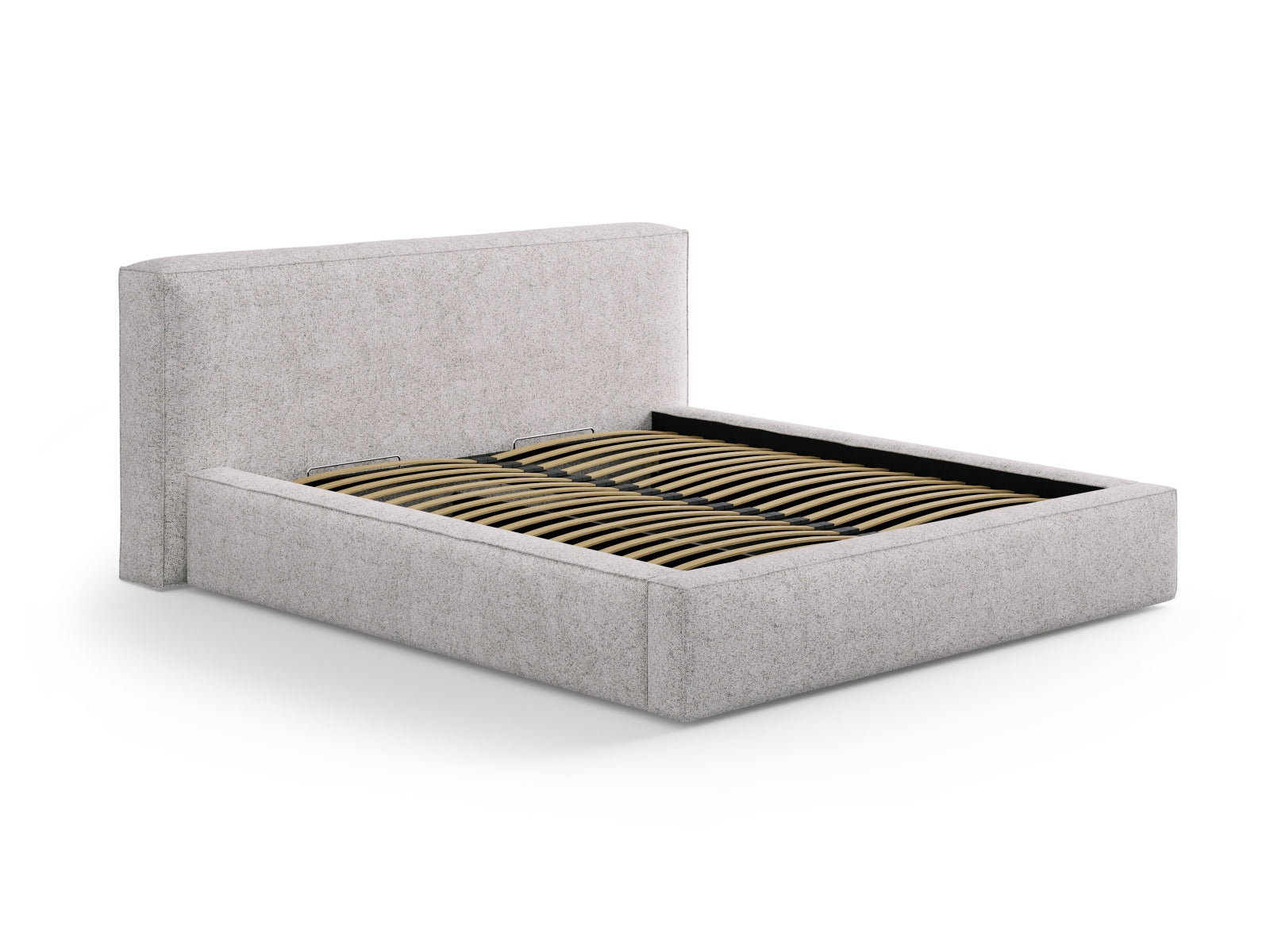 Verleihen Sie Ihrem Schlafzimmer mit dem Olivia Kopfteil von Micadoni einen Hauch von Luxus. Das stilvolle Boucle-Design sorgt für Eleganz und Komfort.