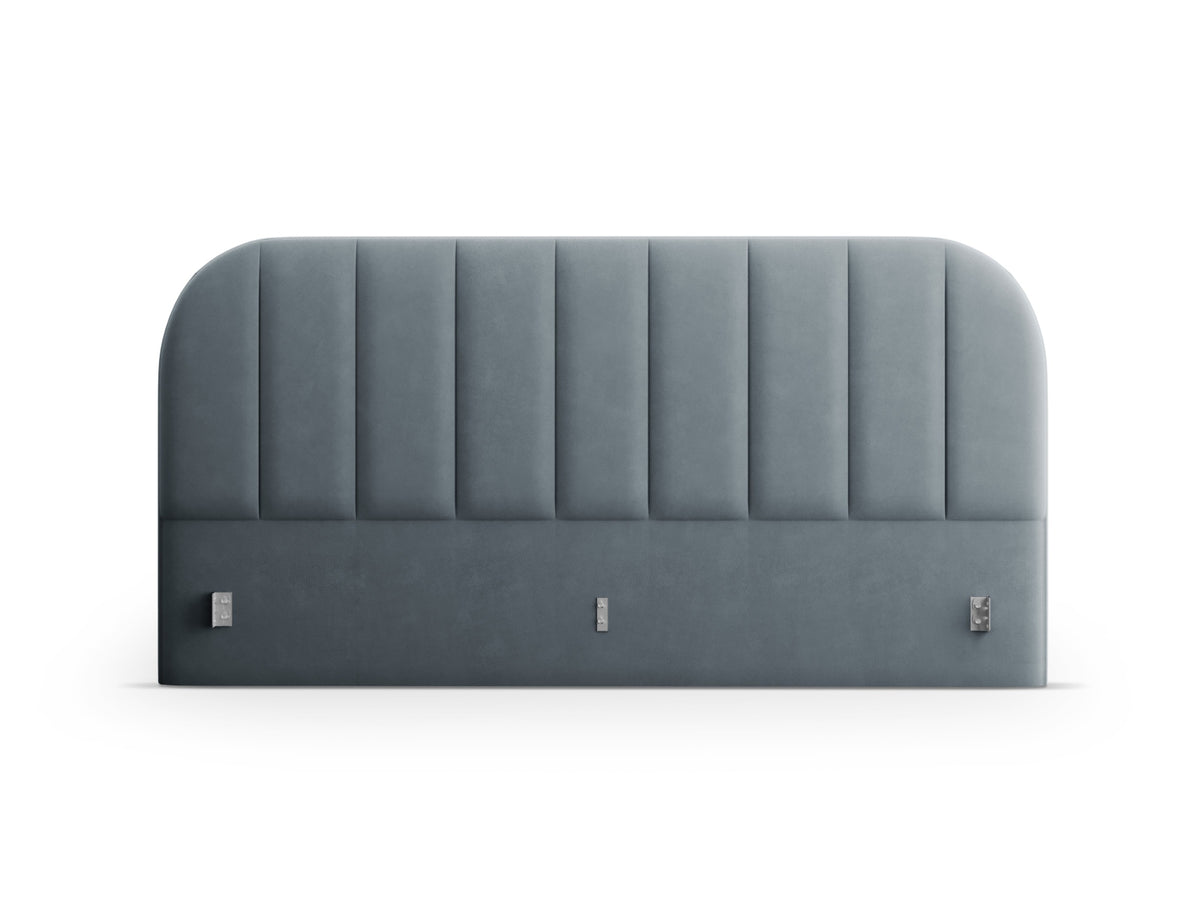 Billy Velour Headboard in Light Blue-Bluvel präsentiert im Onlineshop von KAQTU Design AG. Kopfteile ist von Micadoni