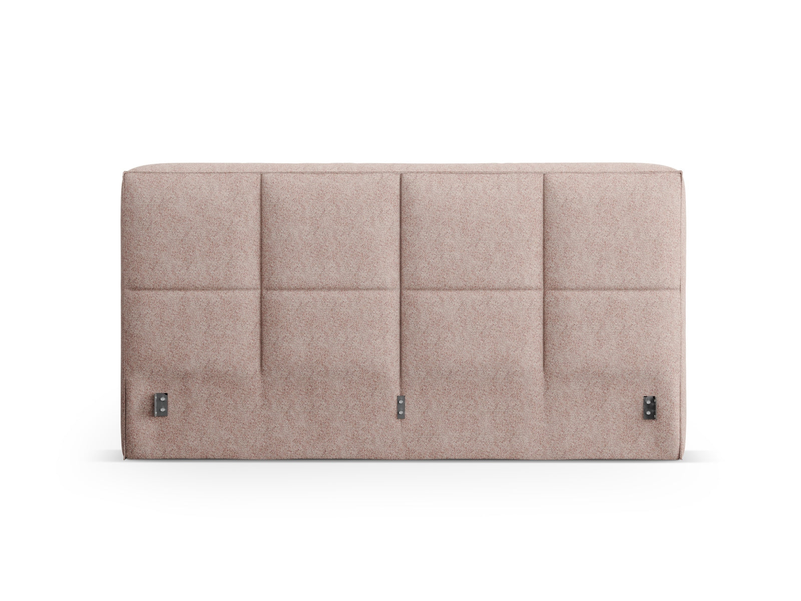 Stilvolles Kopfteil Darren in zartem Pink Melange, perfekt für moderne Schlafzimmer. Hochwertige Materialien und elegantes Design vereint.