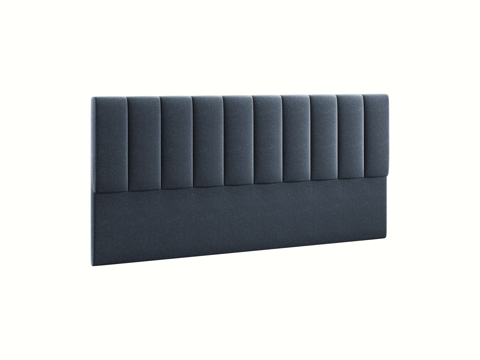Elegantes Kopfteil Marl in Navy Blue, 200 cm breit, ideal für stilvolle Schlafzimmergestaltung. Hochwertige Verarbeitung von Micadoni.