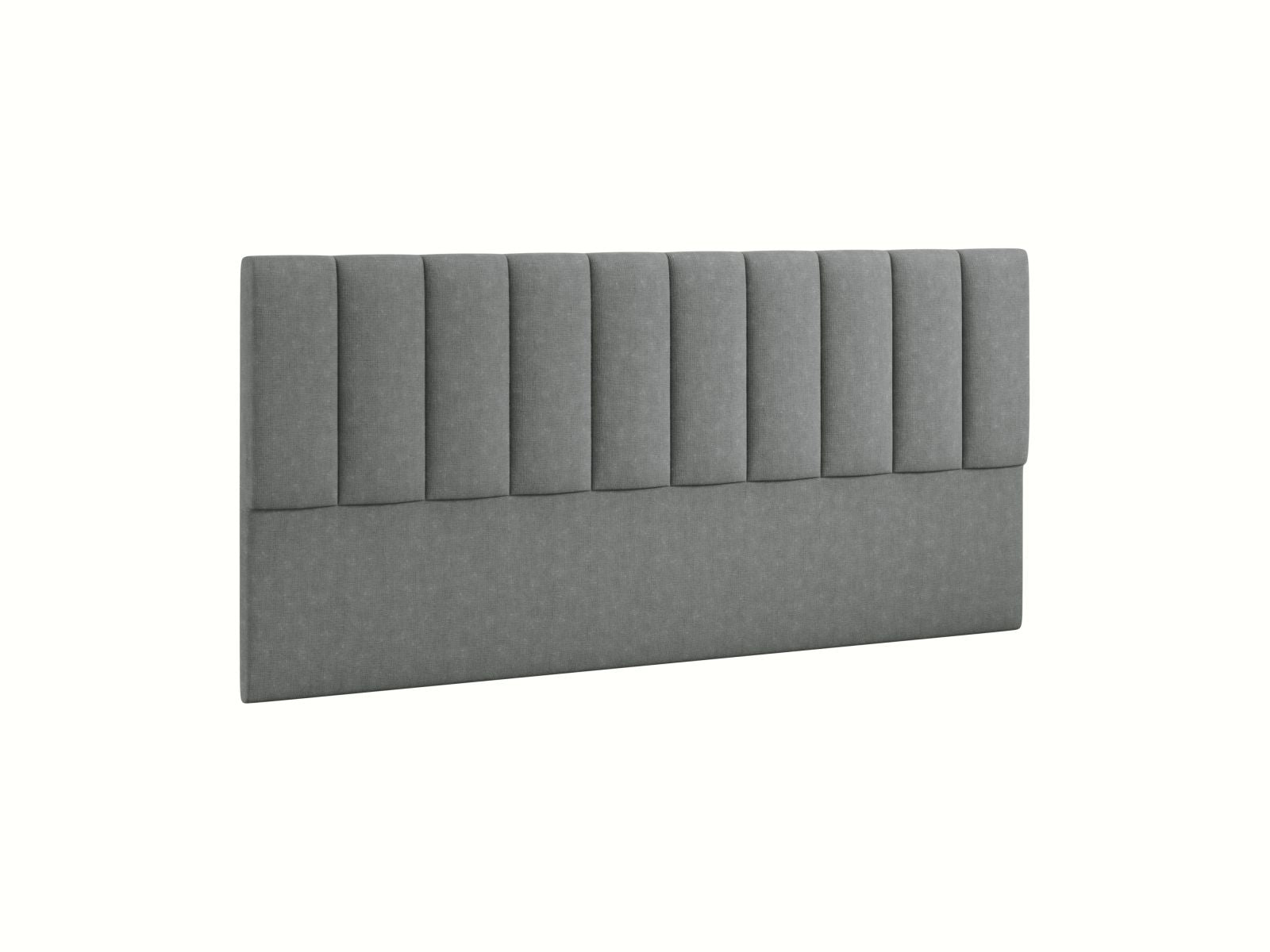 Elegantes Kopfteil Marl in 200 cm Breite, stilvolles Design in Grau, ideal für moderne Schlafzimmer, erhältlich bei KAQTU Design AG.