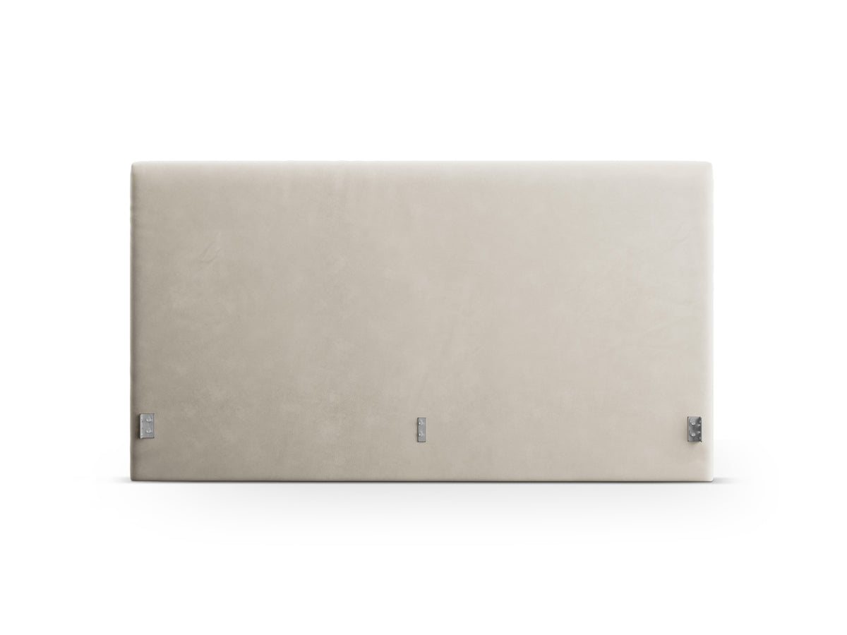 Remo Velour Headboard in Dark Beige-Bluvel präsentiert im Onlineshop von KAQTU Design AG. Kopfteile ist von Micadoni