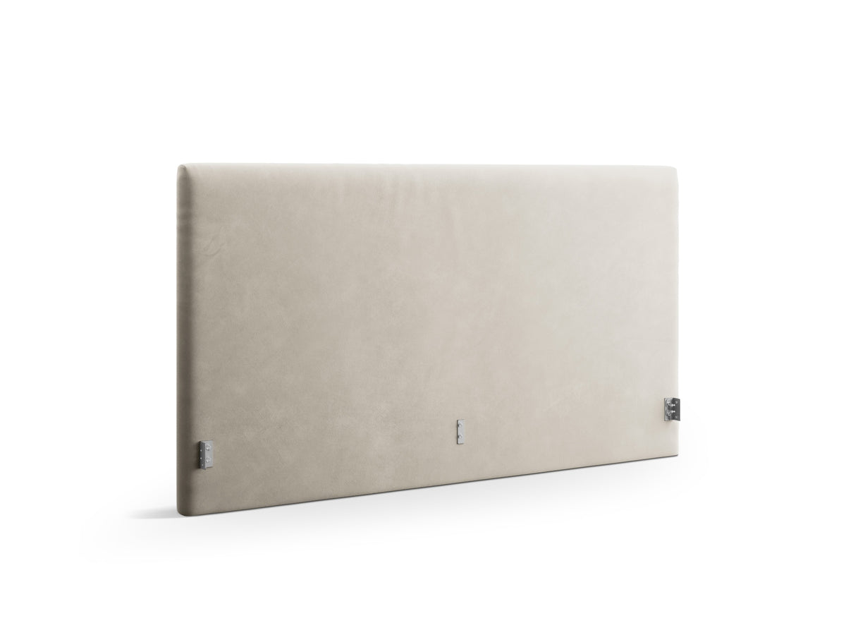Remo Velour Headboard in Dark Beige-Bluvel präsentiert im Onlineshop von KAQTU Design AG. Kopfteile ist von Micadoni