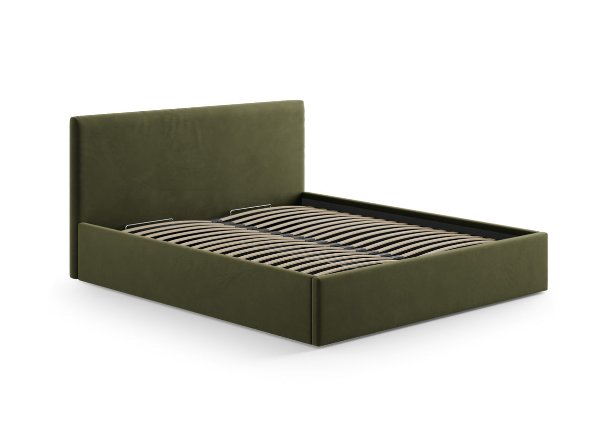 Remo Velour Headboard in Green-Bluvel präsentiert im Onlineshop von KAQTU Design AG. Kopfteile ist von Micadoni