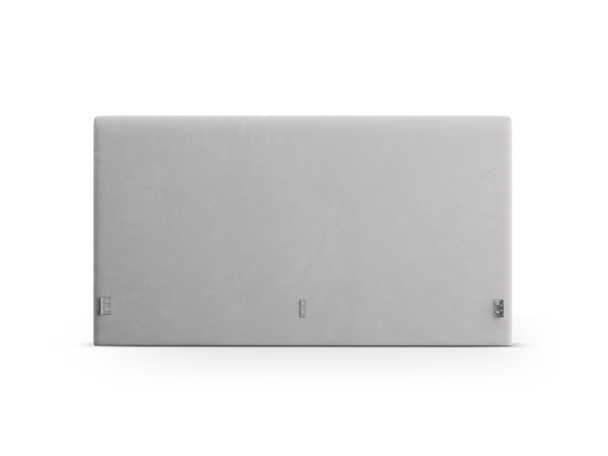 Remo Velour Headboard in Silver-Bluvel präsentiert im Onlineshop von KAQTU Design AG. Kopfteile ist von Micadoni