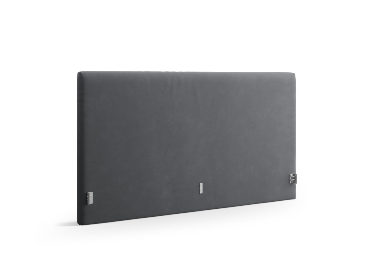 Remo Velour Headboard in Grey-Bluvel präsentiert im Onlineshop von KAQTU Design AG. Kopfteile ist von Micadoni