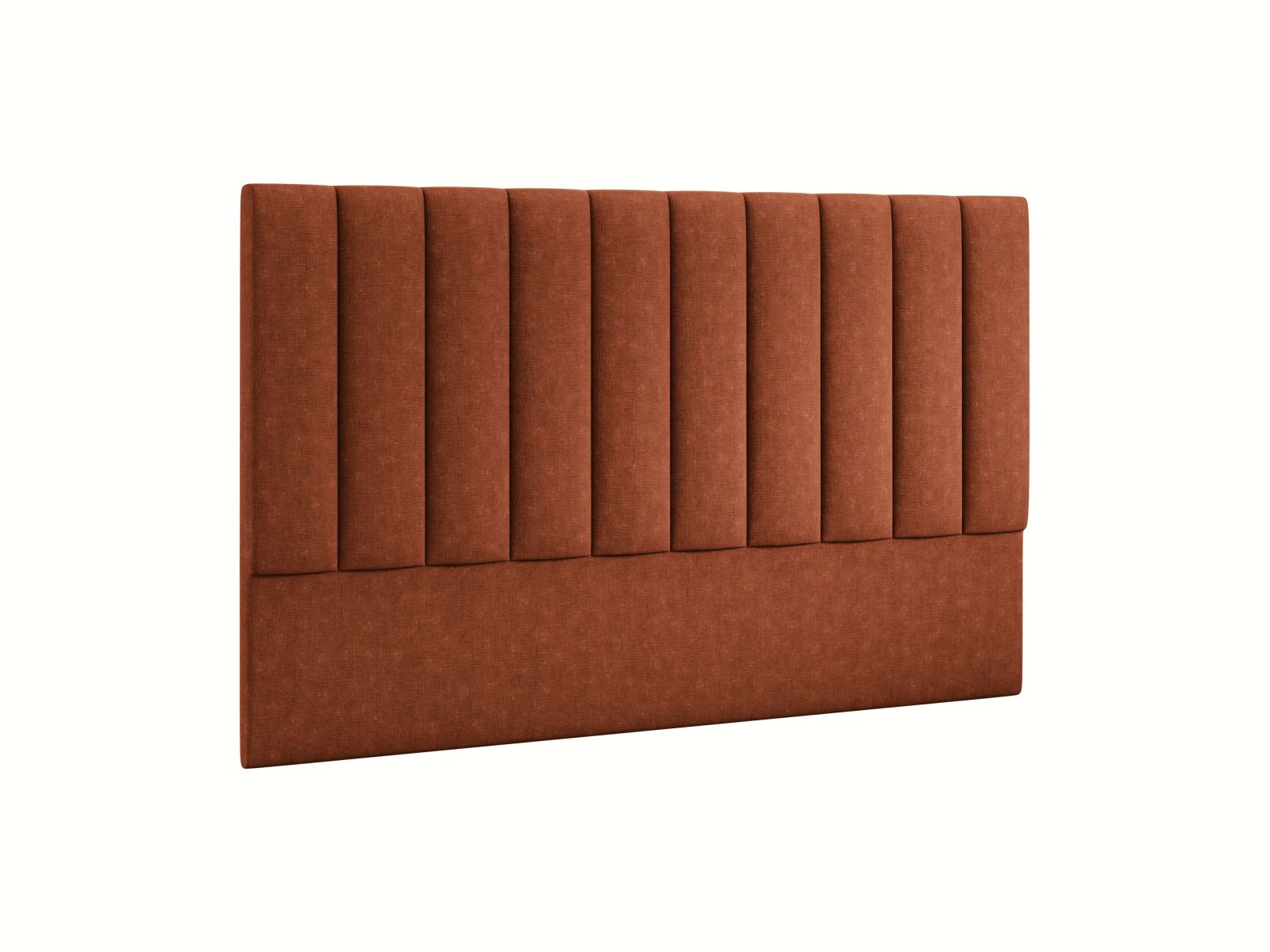 Stilvolles Kopfteil Marl in 200 cm Breite, aus hochwertigem Brick-Liberty, verleiht jedem Schlafzimmer eine elegante Note.