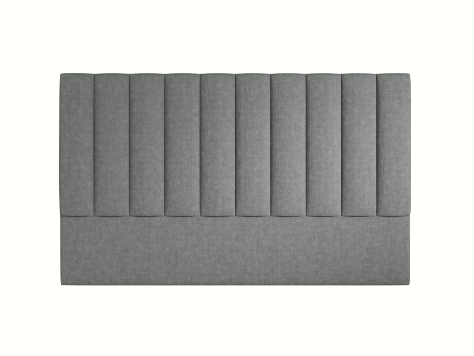 Elegantes Kopfteil Marl in 200 cm Breite, in modernem Grau, ideal für eine stilvolle Schlafzimmeratmosphäre von Micadoni.