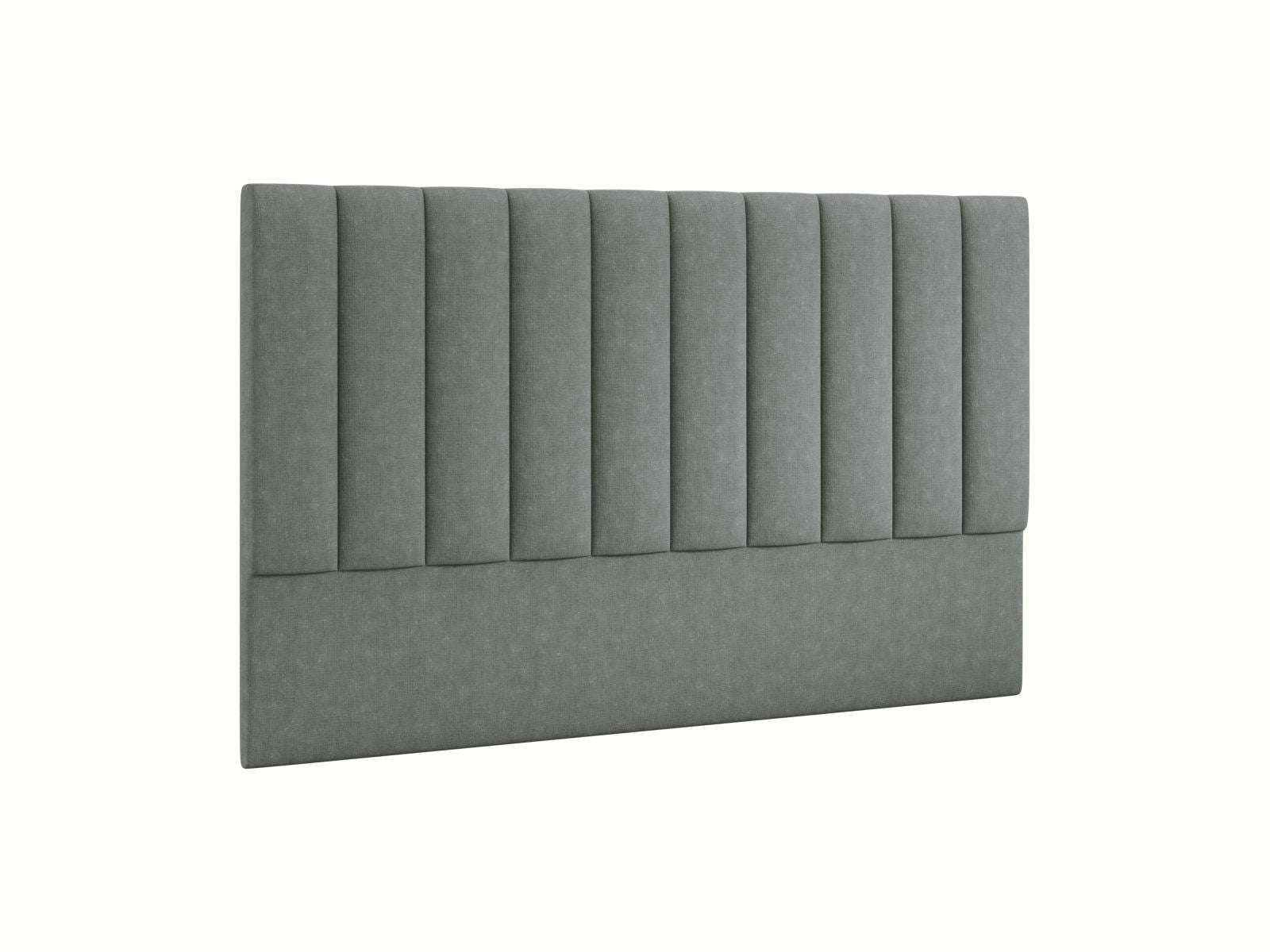 Stilvolles Kopfteil Marl in 200 cm Breite, in zeitlosem Grau, perfekt für ein modernes Schlafzimmer von Micadoni.