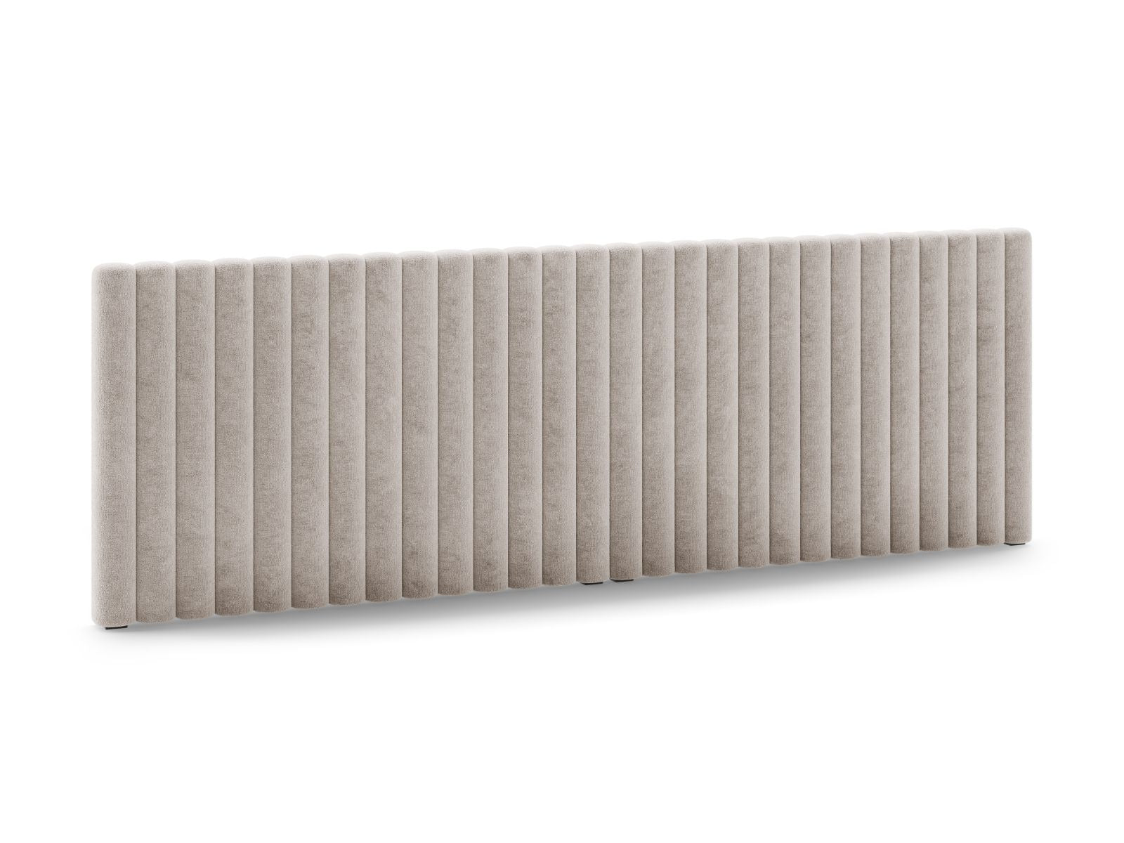 Elegantes Kopfteil Mistero in sanftem Beige, 280 cm breit, ideal für stilvolle Schlafzimmergestaltung von Micadoni.