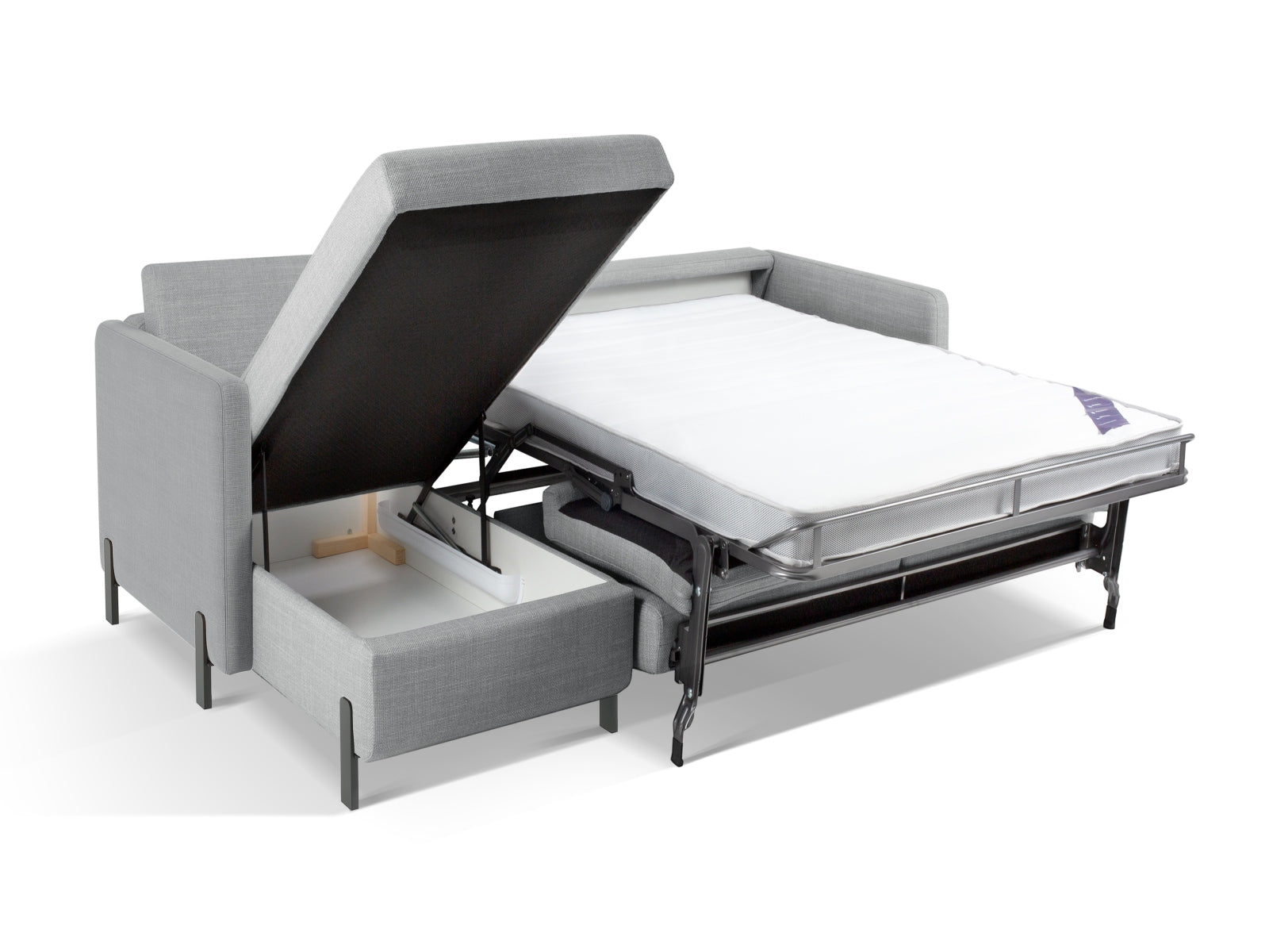 Entdecken Sie das elegante Gloria Ecksofa von Micadoni! Dieses 5-Sitzer Sofa vereint Schlaffunktion und Stauraum für maximalen Komfort.