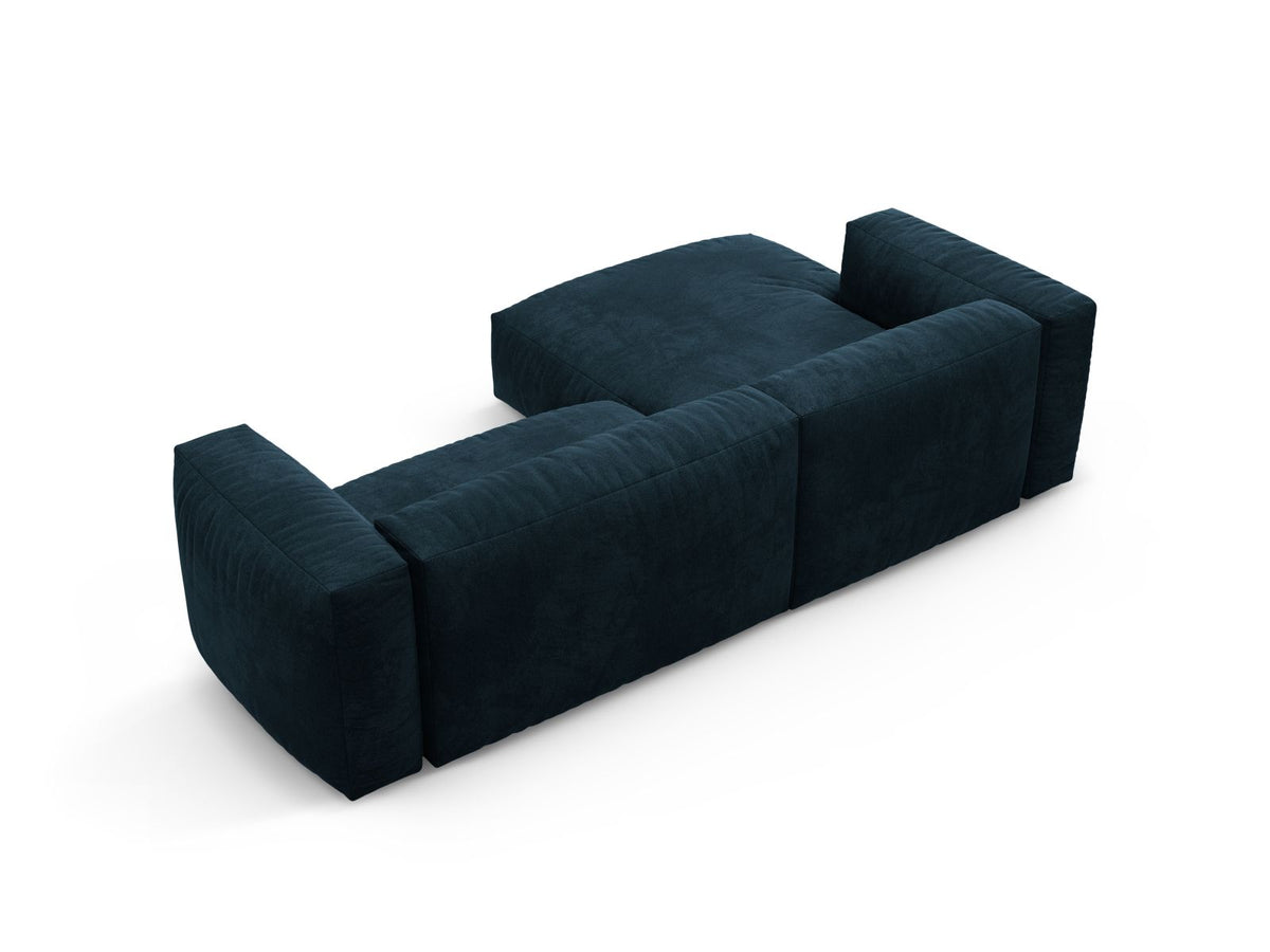 4-Sitzer Ecksofa links mit Schlaffunktion Martina in Deep Petrol-Vogue präsentiert im Onlineshop von KAQTU Design AG. Bettsofa links ist von Micadoni