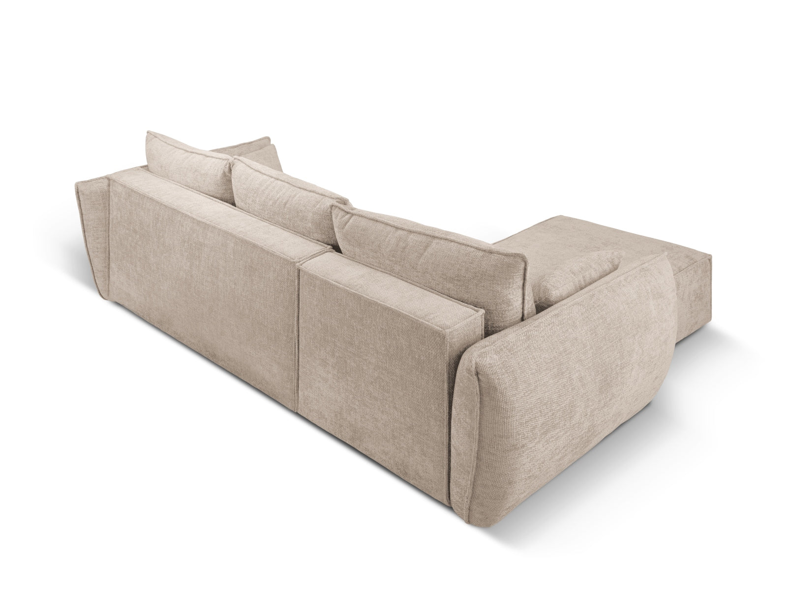 Stylisches Kaelle Ecksofa links mit Schlaffunktion, 4-Sitzer, ideal für Gäste und gemütliche Abende, bietet zusätzlichen Stauraum.