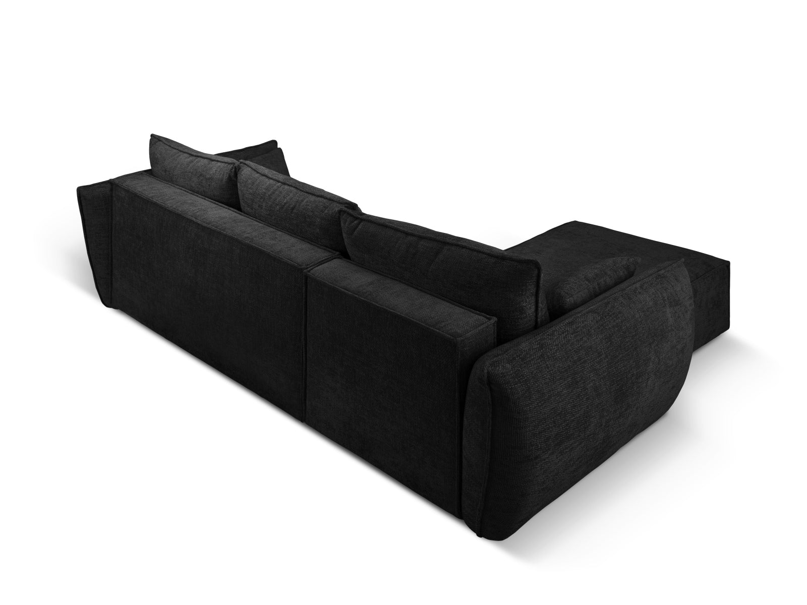 Entdecken Sie das Kaelle Ecksofa links von Micadoni – ein stilvolles 4-Sitzer Sofa mit praktischer Schlaffunktion und Stauraum für mehr Ordnung.