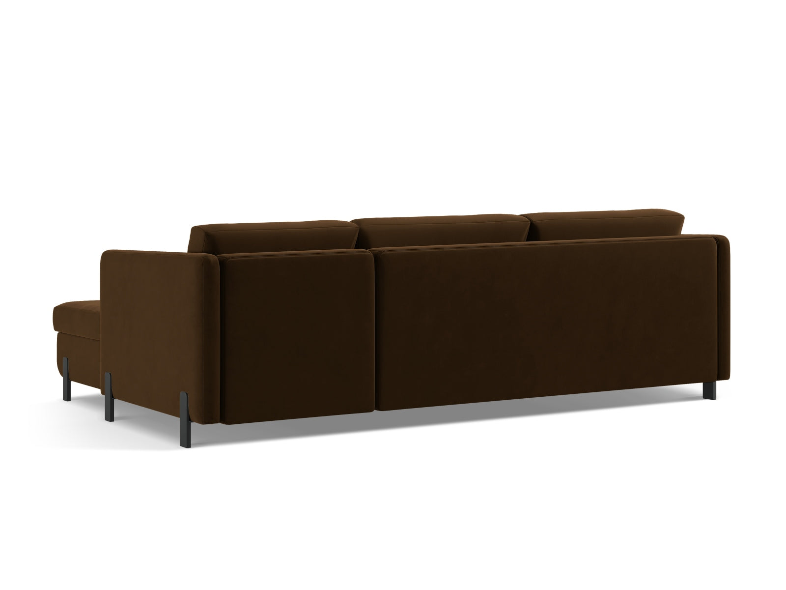 Entdecken Sie das elegante Gloria Velour links Ecksofa von Micadoni – ein 5-Sitzer mit komfortabler Schlaffunktion, ideal für entspannte Stunden.