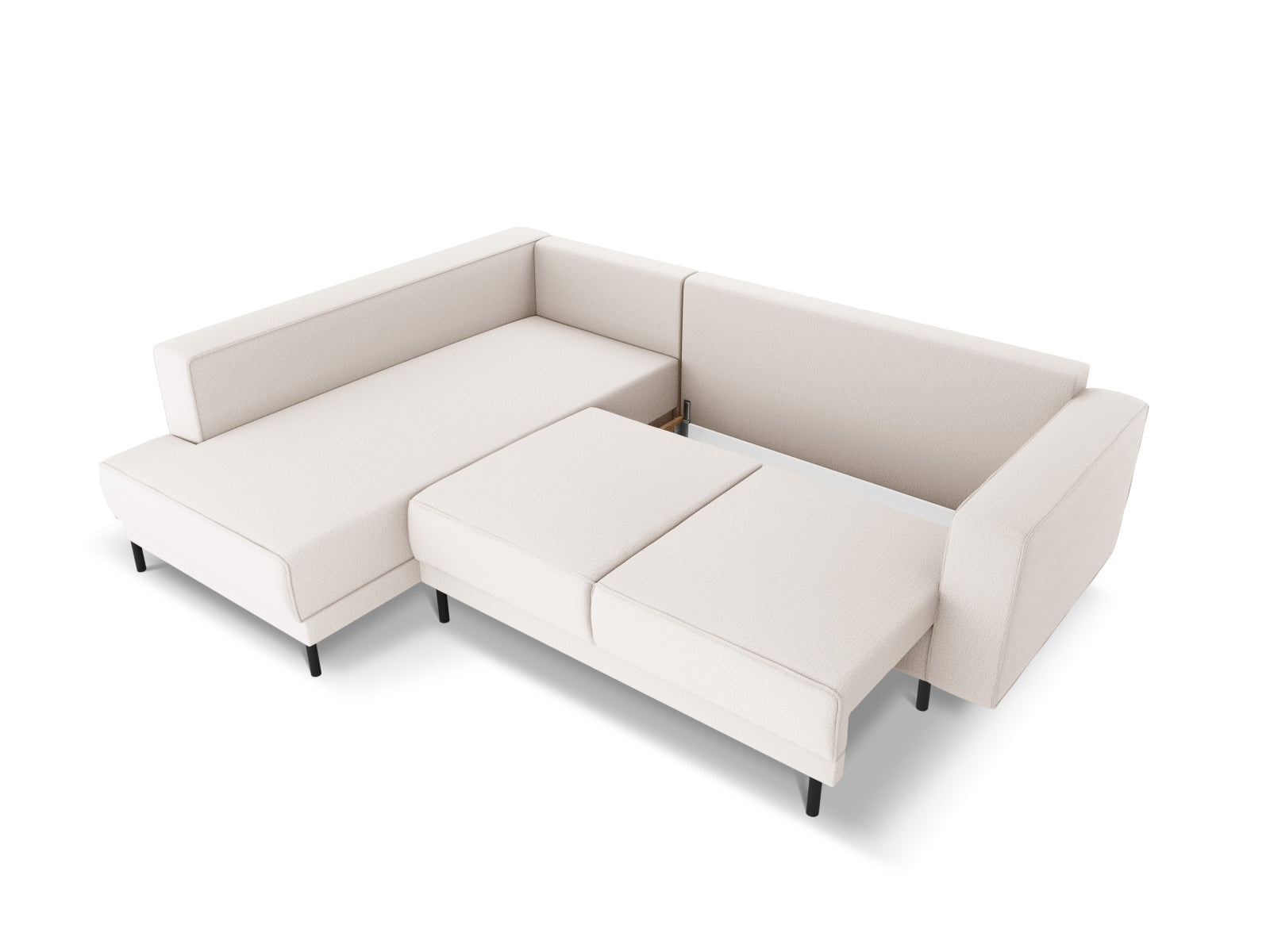 Erleben Sie das elegante Caro Ecksofa von Micadoni – ein 5-Sitzer mit linksseitiger Schlaffunktion, perfekt für entspannte Abende und Übernachtungen.