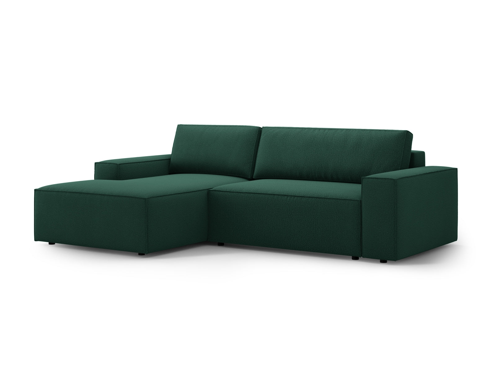 Erleben Sie das Jodie Ecksofa links von Micadoni – ein elegantes 3-Sitzer Sofa mit praktischer Schlaffunktion und Stauraum für Ihr Zuhause.