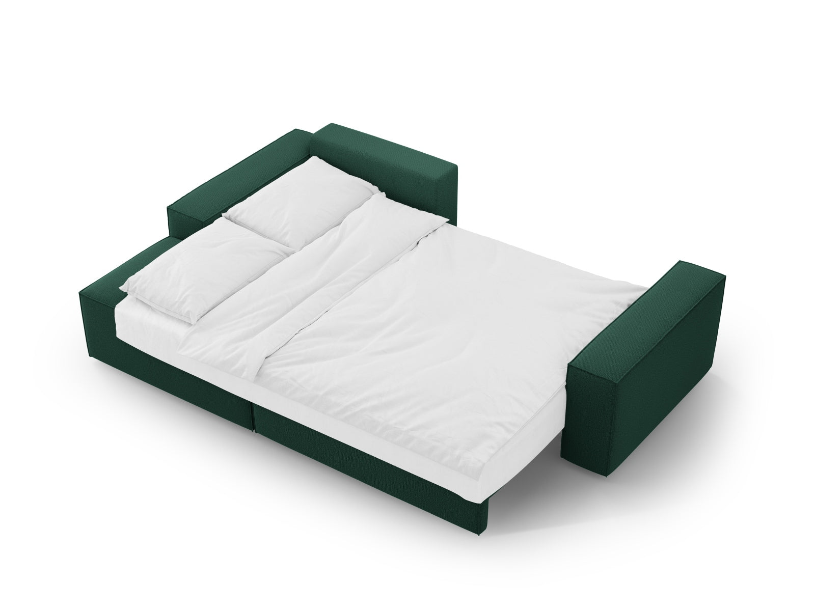 Modernes Jodie Ecksofa links mit Schlafsofa-Funktion und integriertem Stauraum, ideal für gemütliche und platzsparende Wohnlösungen.