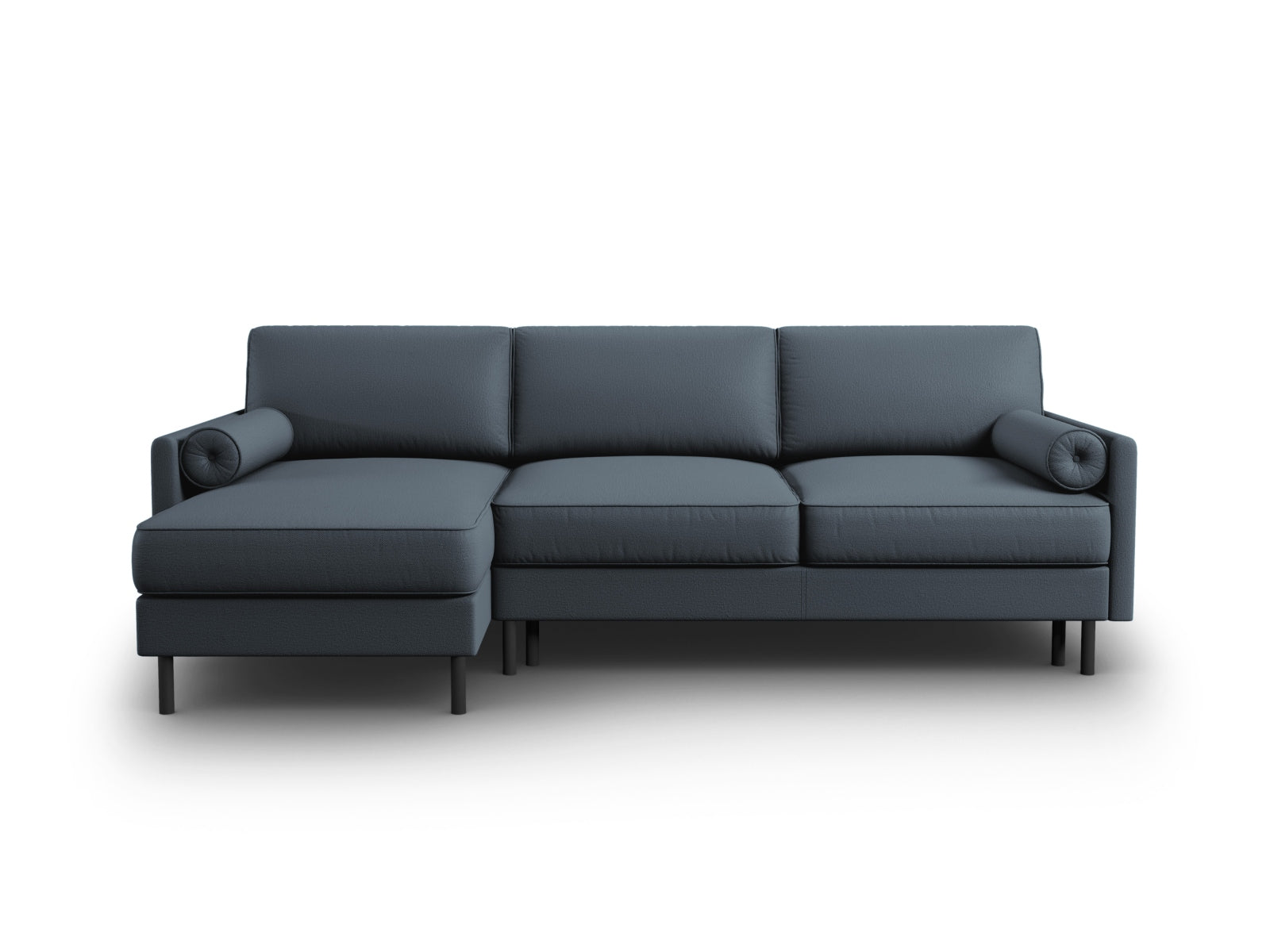 Scott Ecksofa links mit Schlaffunktion Stauraum 5 Sitzer in Blue präsentiert im Onlineshop von KAQTU Design AG. Ecksofa links ist von Micadoni