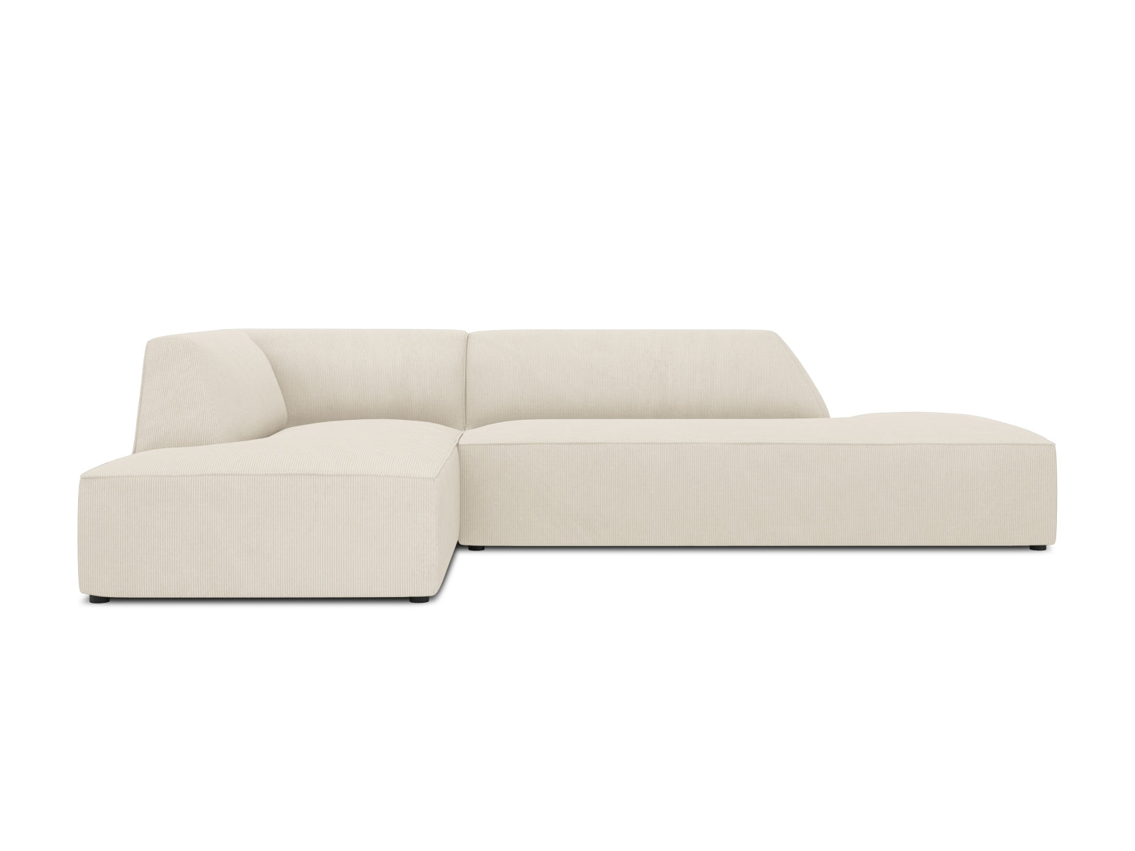 Stylisches Ruby Ecksofa mit offener Enden-Option auf der linken Seite, bietet Platz für 4 Personen und verleiht jedem Raum eine moderne Note.