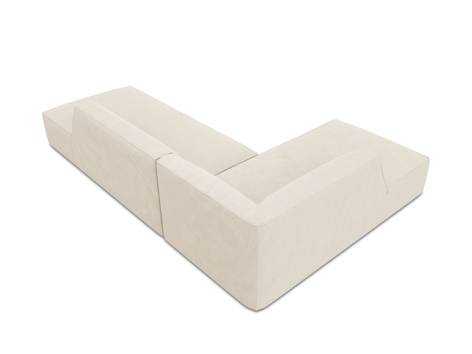 Elegantes Ruby Ecksofa mit offener linker Seite, ideal für 4 Personen, kombiniert zeitgemäße Ästhetik mit hervorragendem Komfort.