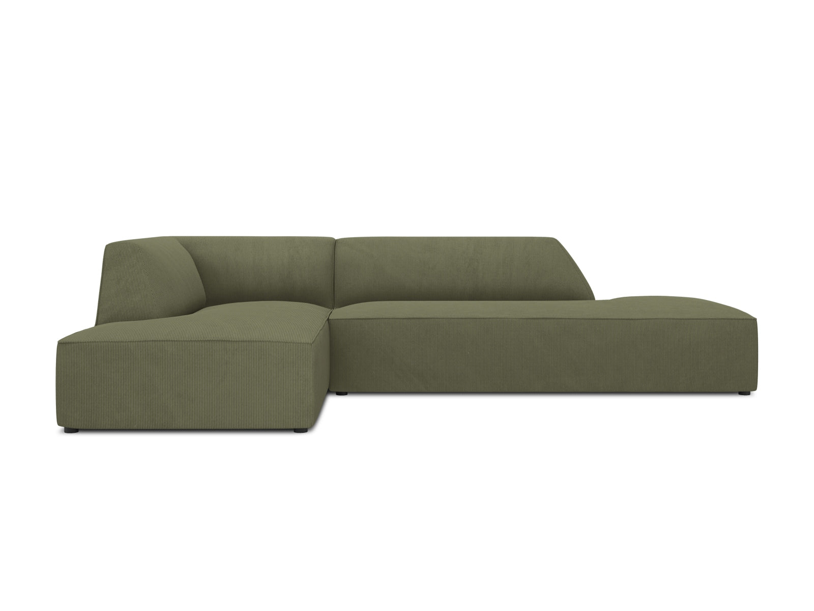 Stylisches, modulares Ecksofa Ruby in linker Variante, 4-Sitzer, perfekt für entspannte Abende und stilvolle Einrichtung.