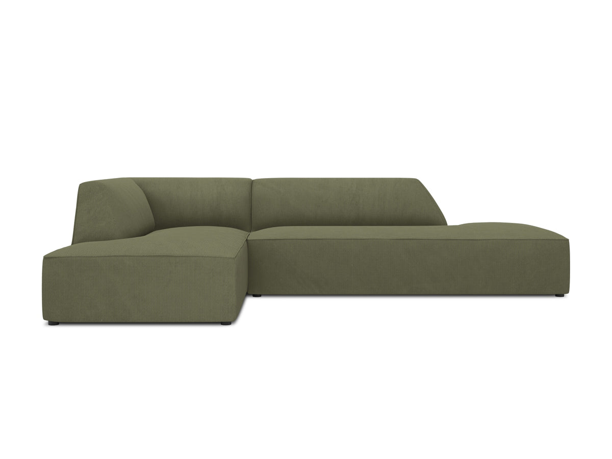 Ruby Modulares Ecksofa Open end links 4 Sitzer in Green-Scala präsentiert im Onlineshop von KAQTU Design AG. Ecksofa links ist von Micadoni