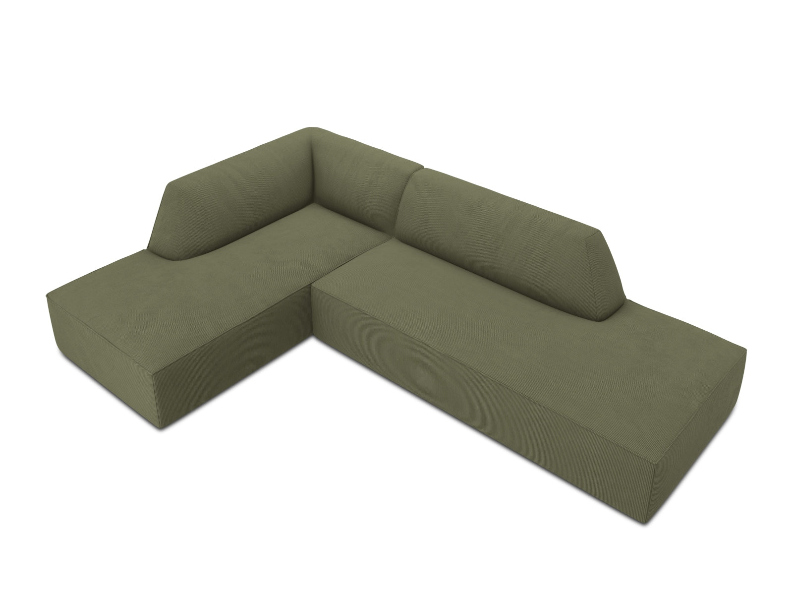 Stylisches, flexibles Ecksofa Ruby in linker Variante, 4-Sitzer, perfekt für entspannte Abende und modernes Interieur.