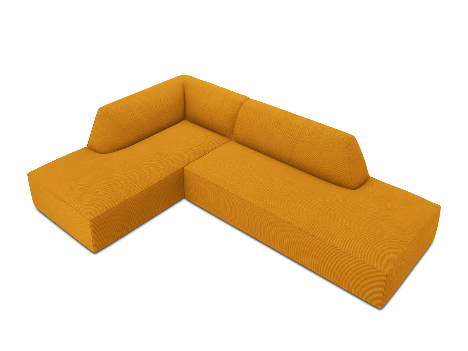 Erleben Sie das Ruby Ecksofa links 4 Sitzer von Micadoni – ein elegantes, modulares Sofa, das Ihr Wohnzimmer stilvoll bereichert und höchsten Komfort bietet.
