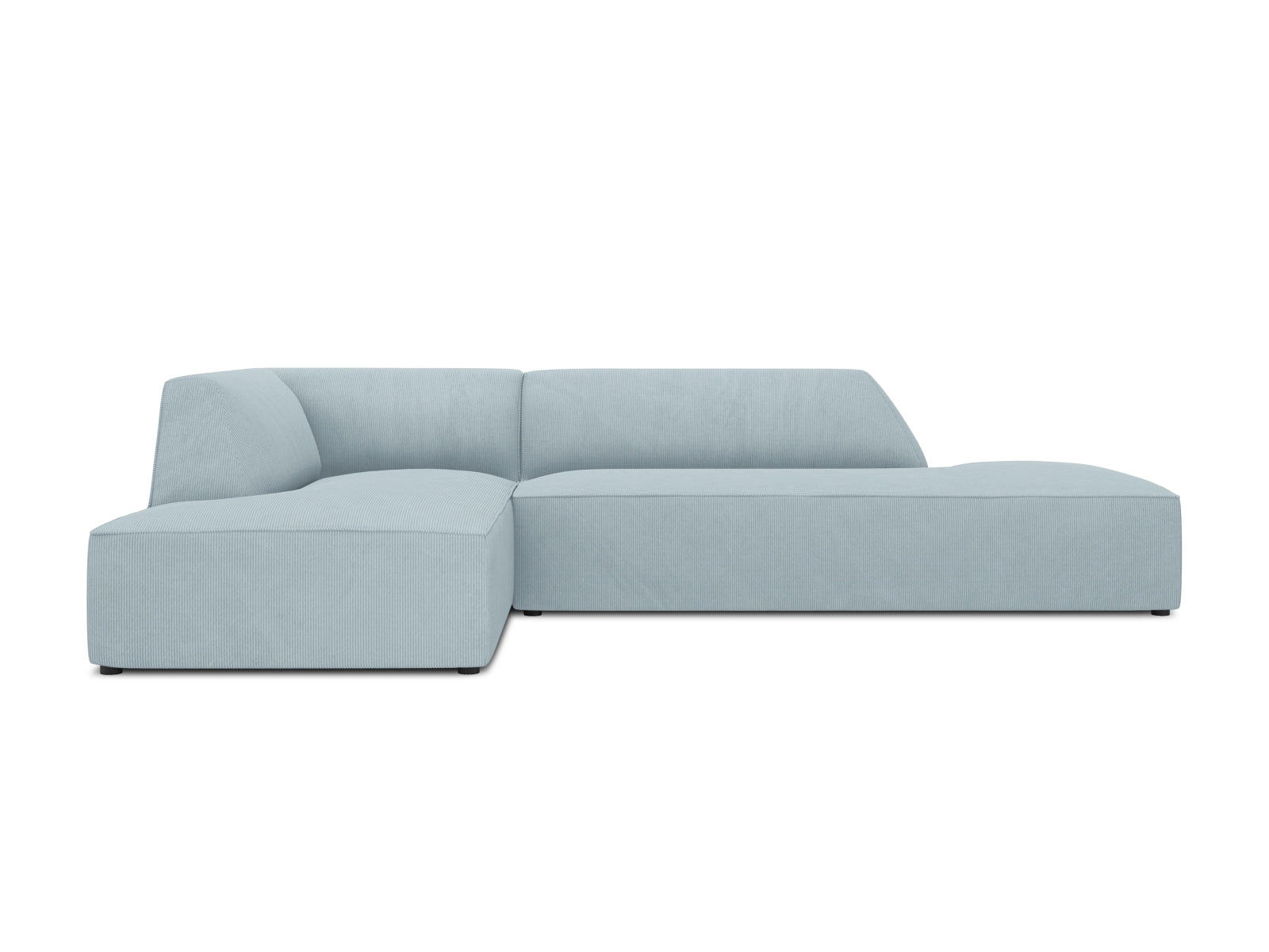 Elegantes Ruby Ecksofa mit offener linker Seite, ideal für 4 Personen, kombiniert zeitgemäße Ästhetik mit hervorragendem Komfort.