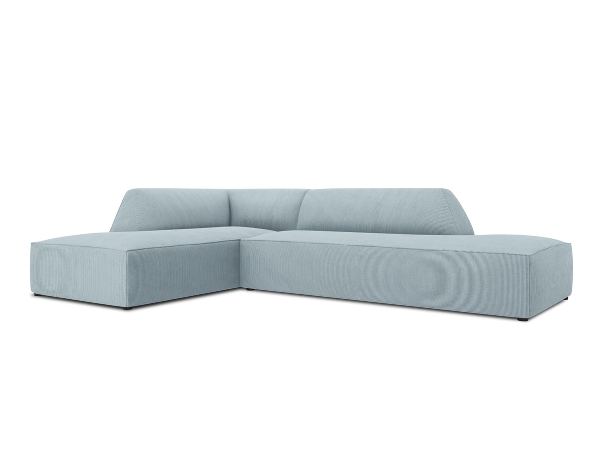 Ruby Modulares Ecksofa Open end links 4 Sitzer in Light Blue-Scala präsentiert im Onlineshop von KAQTU Design AG. Ecksofa links ist von Micadoni