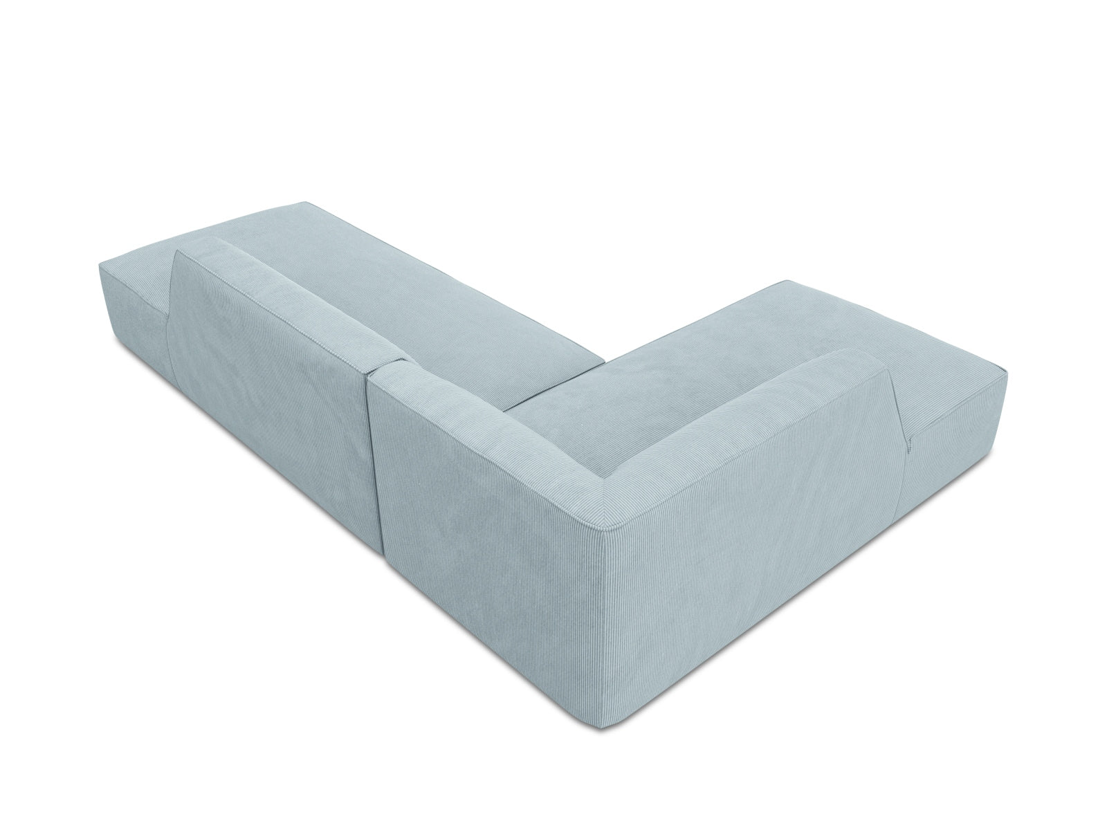 Elegantes Ruby Ecksofa mit offener linker Seite, perfekt für gesellige Runden. Bietet komfortabel Platz für bis zu 4 Personen.