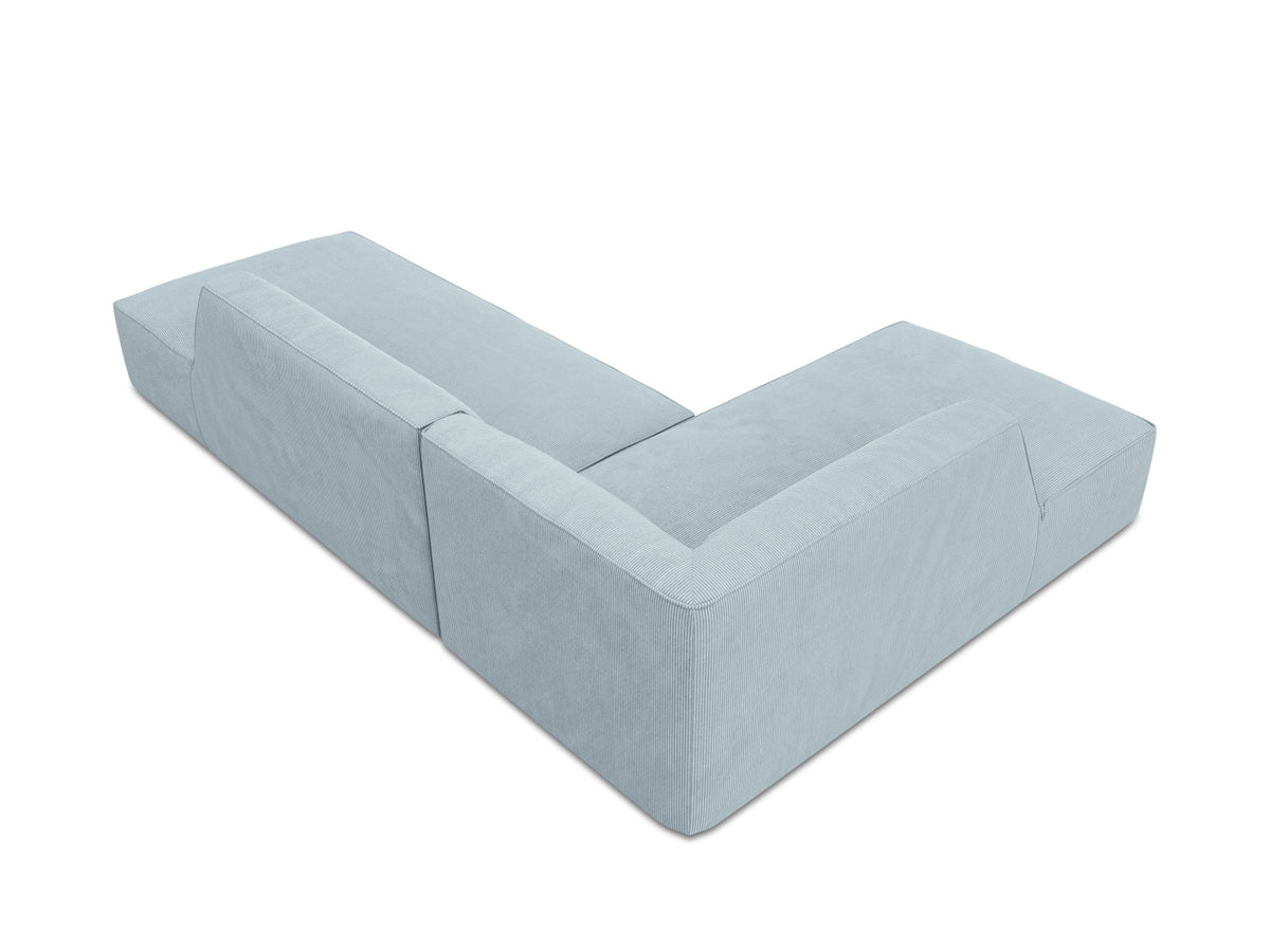 Ruby Modulares Ecksofa Open end links 4 Sitzer in Light Blue-Scala präsentiert im Onlineshop von KAQTU Design AG. Ecksofa links ist von Micadoni