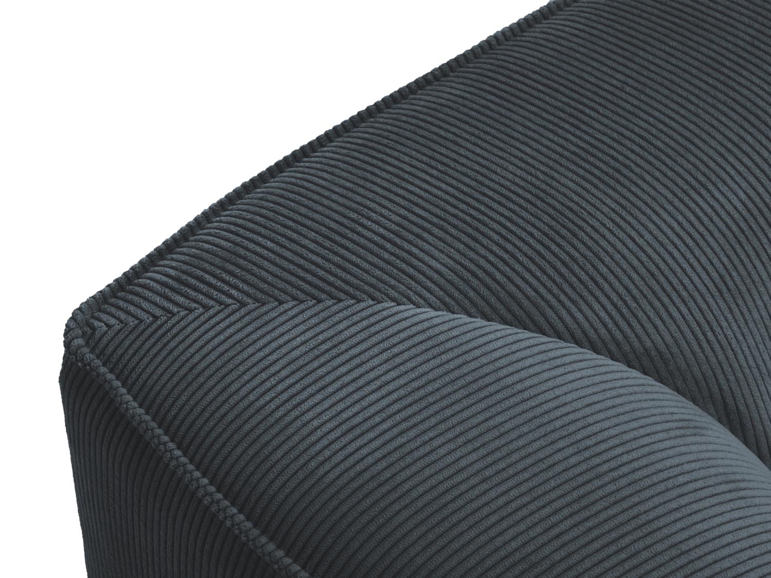 Modulares Ecksofa Ruby in linker Ausführung, perfekt für moderne Wohnzimmer, vereint Komfort und Funktionalität mit einem ansprechenden Design.