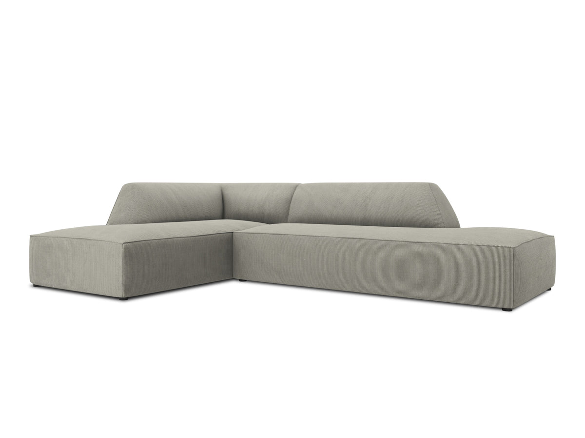 Ruby Modulares Ecksofa Open end links 4 Sitzer in Light Grey-Scala präsentiert im Onlineshop von KAQTU Design AG. Ecksofa links ist von Micadoni