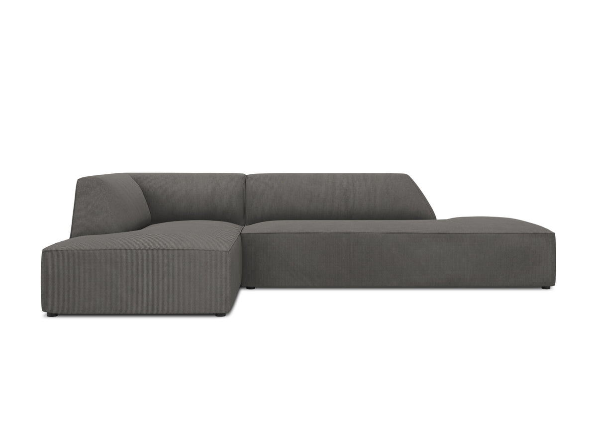 Ruby Modulares Ecksofa Open end links 4 Sitzer in Dark Grey-Scala präsentiert im Onlineshop von KAQTU Design AG. Ecksofa links ist von Micadoni