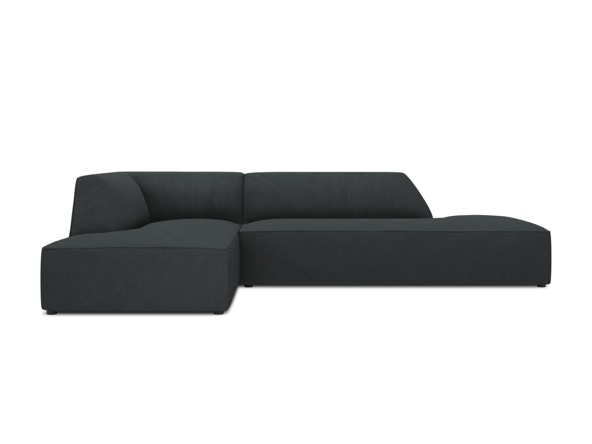 Ruby Modulares Ecksofa Open end links 4 Sitzer in Black-Scala präsentiert im Onlineshop von KAQTU Design AG. Ecksofa links ist von Micadoni