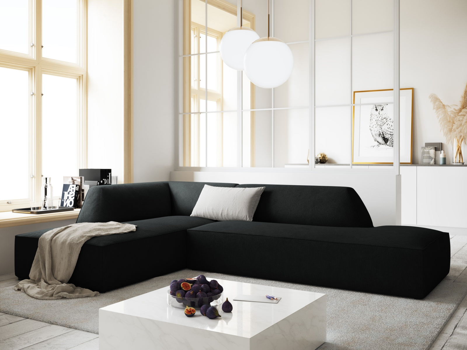 Modernes, flexibles Ecksofa Ruby in linker Ausführung für 4 Personen, perfekt für entspannte Stunden und stilvolle Einrichtungsideen.