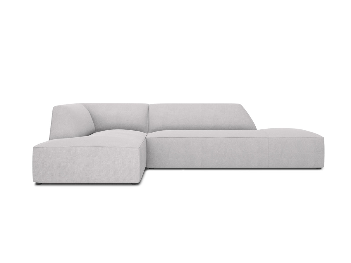 Ruby Modulares Ecksofa Open end links 4 Sitzer in Light Grey-Ottawa präsentiert im Onlineshop von KAQTU Design AG. Ecksofa links ist von Micadoni