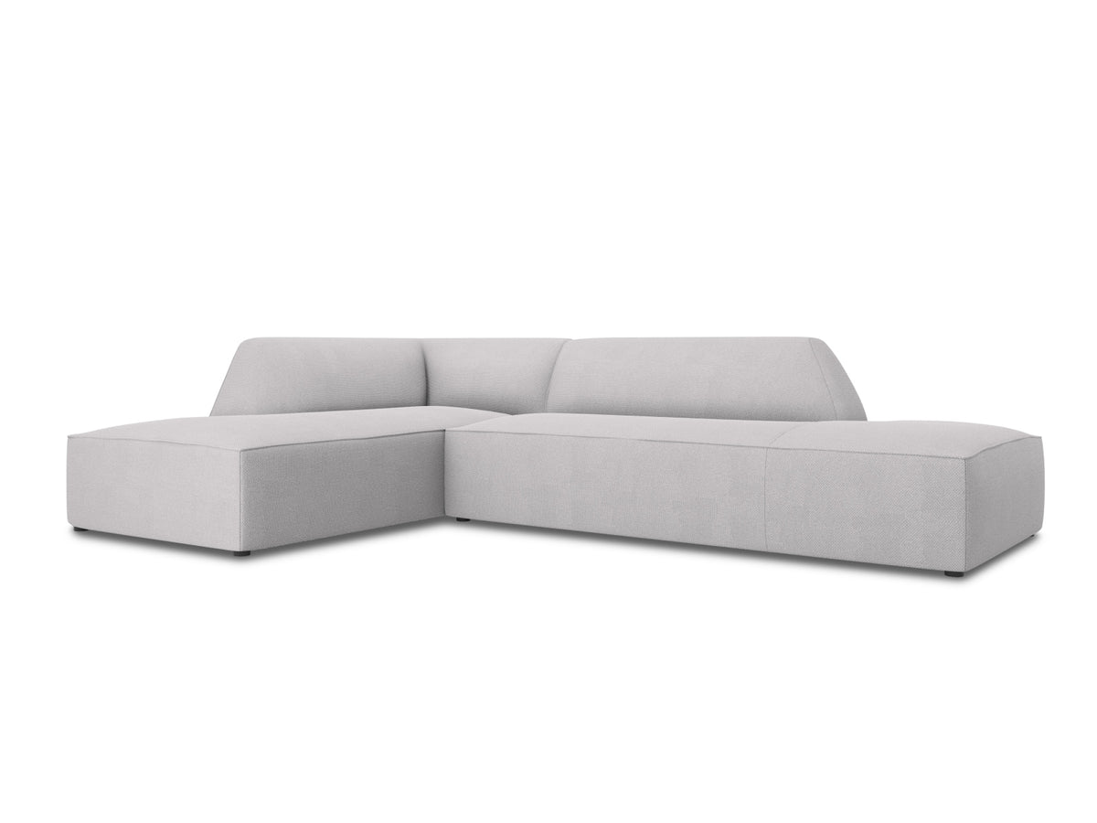 Ruby Modulares Ecksofa Open end links 4 Sitzer in Light Grey-Ottawa präsentiert im Onlineshop von KAQTU Design AG. Ecksofa links ist von Micadoni